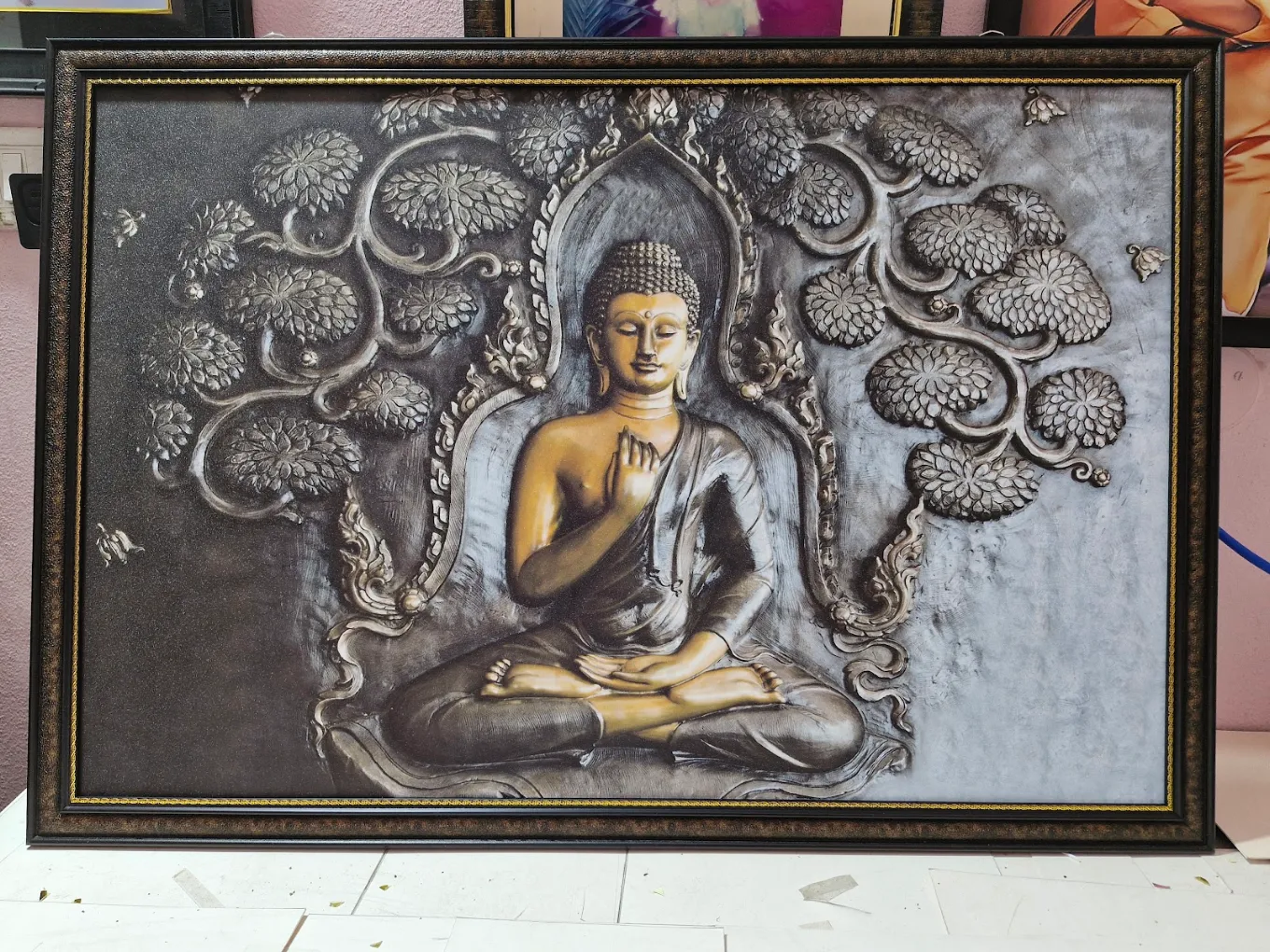 Decorative framed artwork